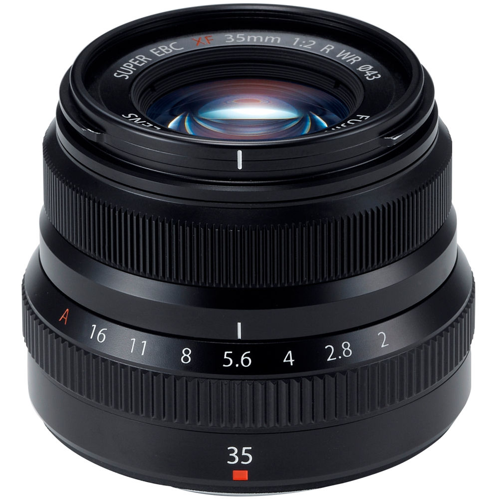 FUJINON XF 35mm F2 R WR 単焦点レンズ Fujifilm XF 35mm f/2 R WR Lens (Black) – YM Camera