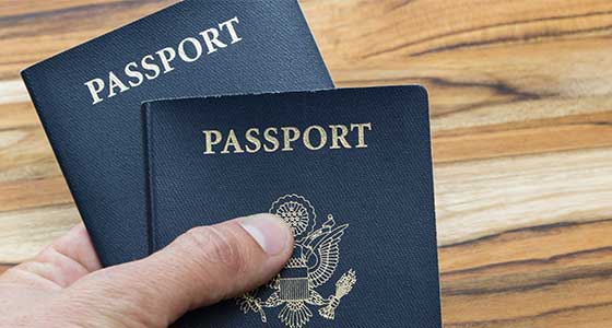 Passport and visa photos, taken while you wait
