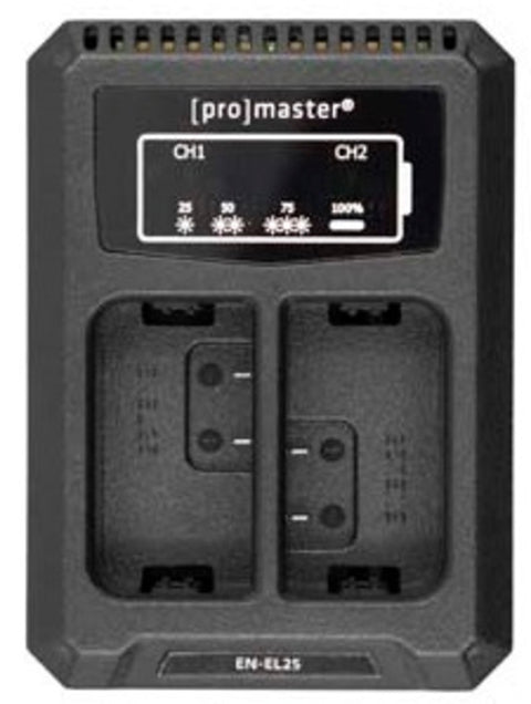 Promaster Dually Charger - USB-A for Nikon EN-EL25