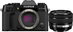 Fujifilm X-T50 Mirrorless Digital Camera with XC 15-45mm F3.5-5.6 OIS PZ Lens (Black)