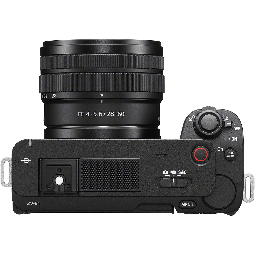 Sony ZV-E1 Full Frame Interchangeable Lens Vlog Camera with FE 28-60mm f4-5.6 Lens (Black)