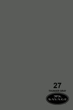 Savage Seamless Paper 107"X36' THUNDER GRAY