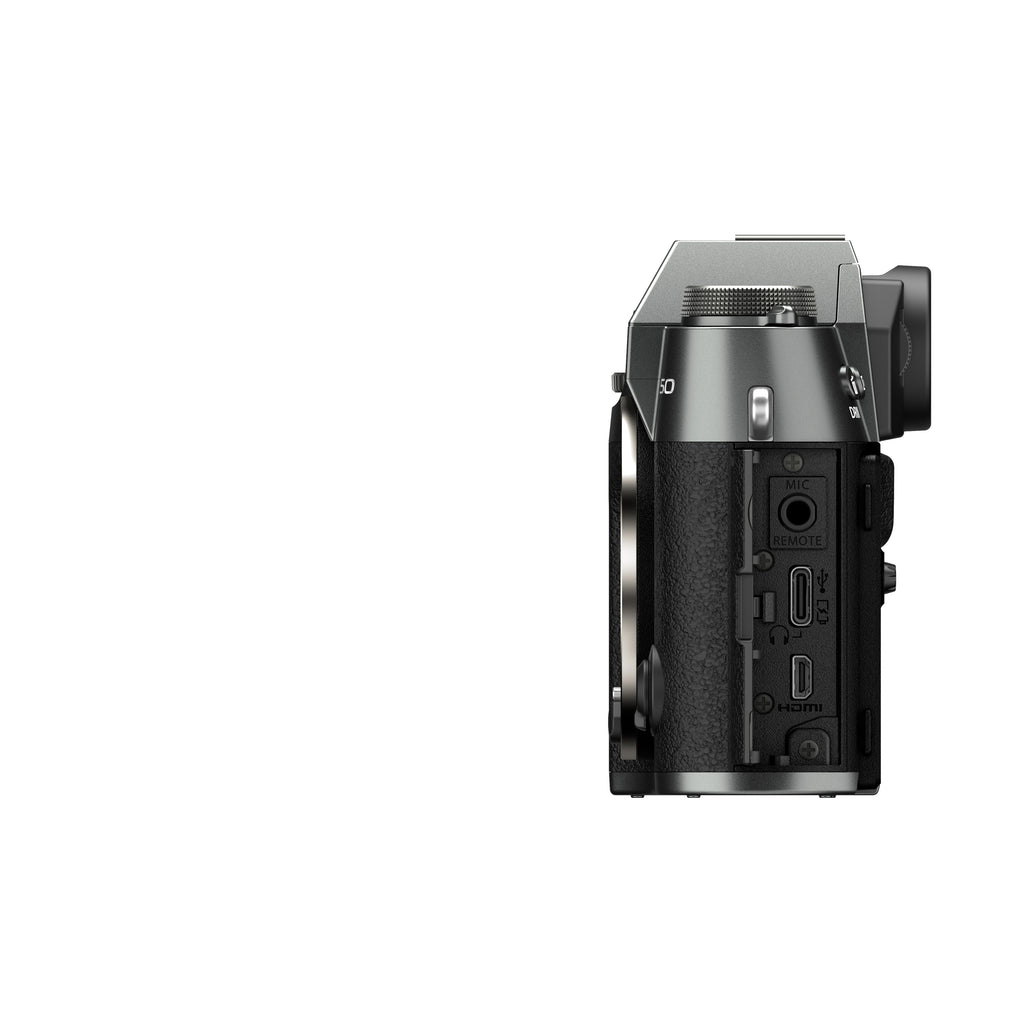 Fujifilm X-T50 Mirrorless Digital Camera with XF 16-50mm F2.8-4.8 R LM WR Lens (Charcoal Silver)