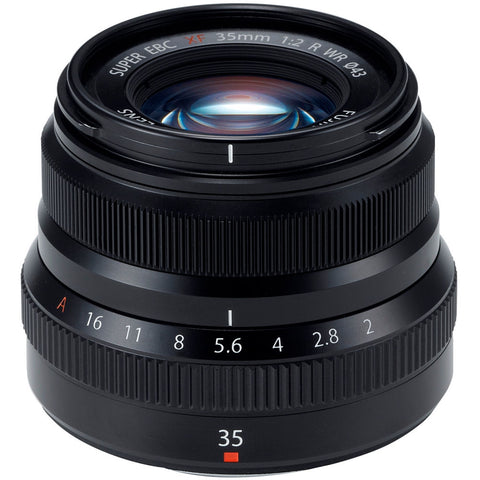 Fujifilm FUJINON XF 35mm f/2 R WR Lens (Black)