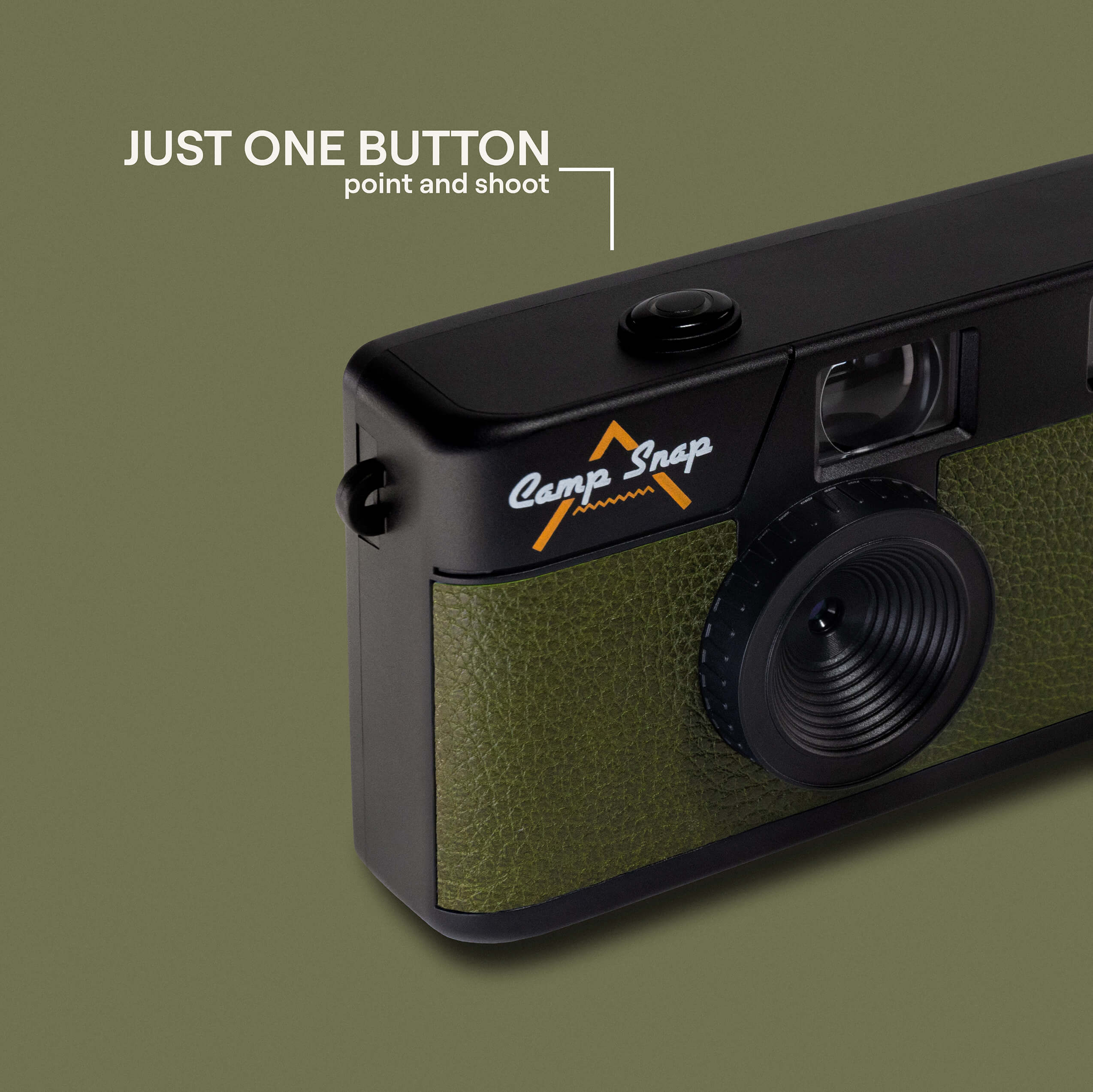 【新品】Camp Snap Camera FOREST GREEN Camp Snap Screen-Free Digital Camera (Forest Green ) – YM Camera