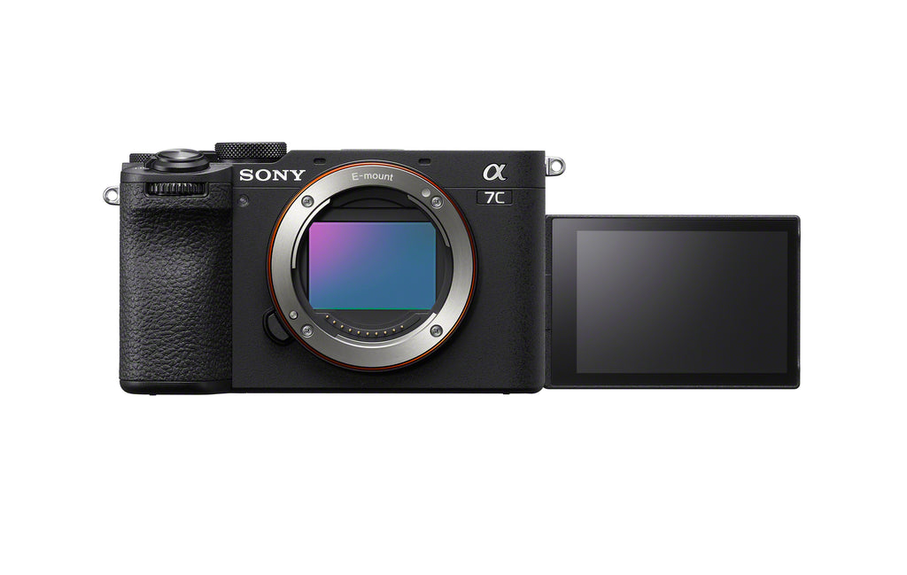 Sony Alpha a7C II Full-frame Interchangeable Lens Hybrid Camera with FE 28-60mm F4-5.6 Lens (Black)