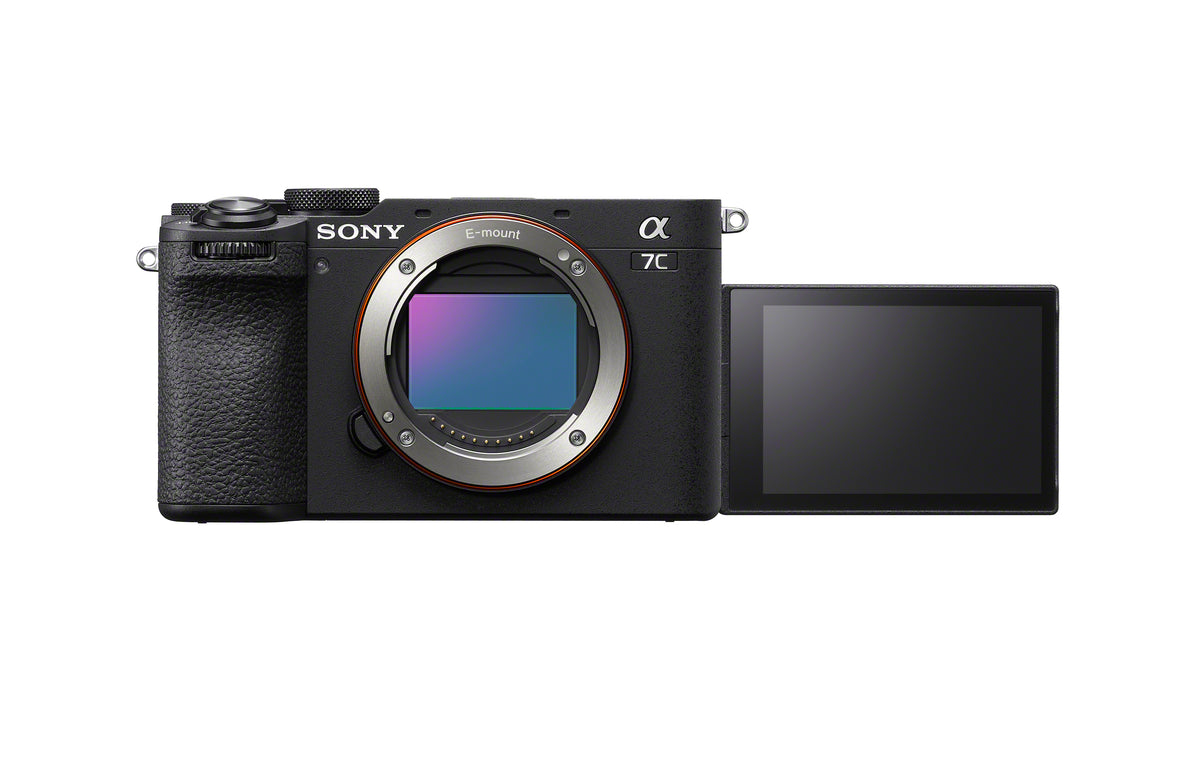 Sony Alpha a7C II Full-frame Interchangeable Lens Hybrid Camera with FE 28-60mm F4-5.6 Lens (Black)
