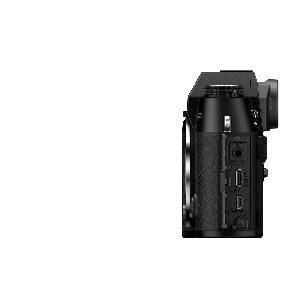 Fujifilm X-T50 Mirrorless Digital Camera with XC 15-45mm F3.5-5.6 OIS PZ Lens (Black)