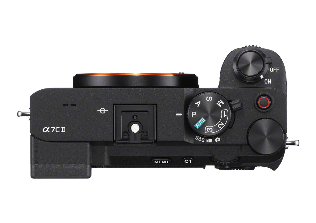 Sony Alpha a7C II Full-frame Interchangeable Lens Hybrid Camera with FE 28-60mm F4-5.6 Lens (Black)