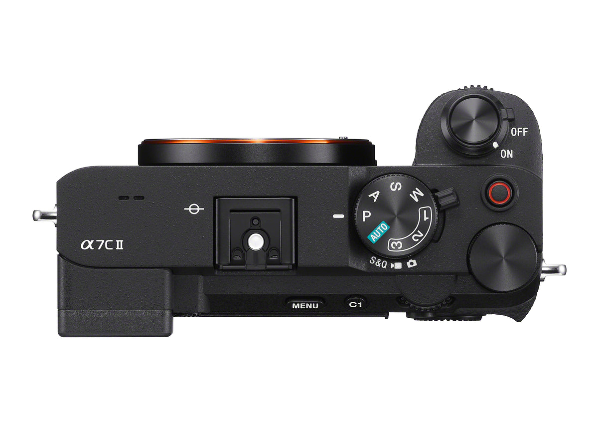 Sony Alpha a7C II Full-frame Interchangeable Lens Hybrid Camera with FE 28-60mm F4-5.6 Lens (Black)