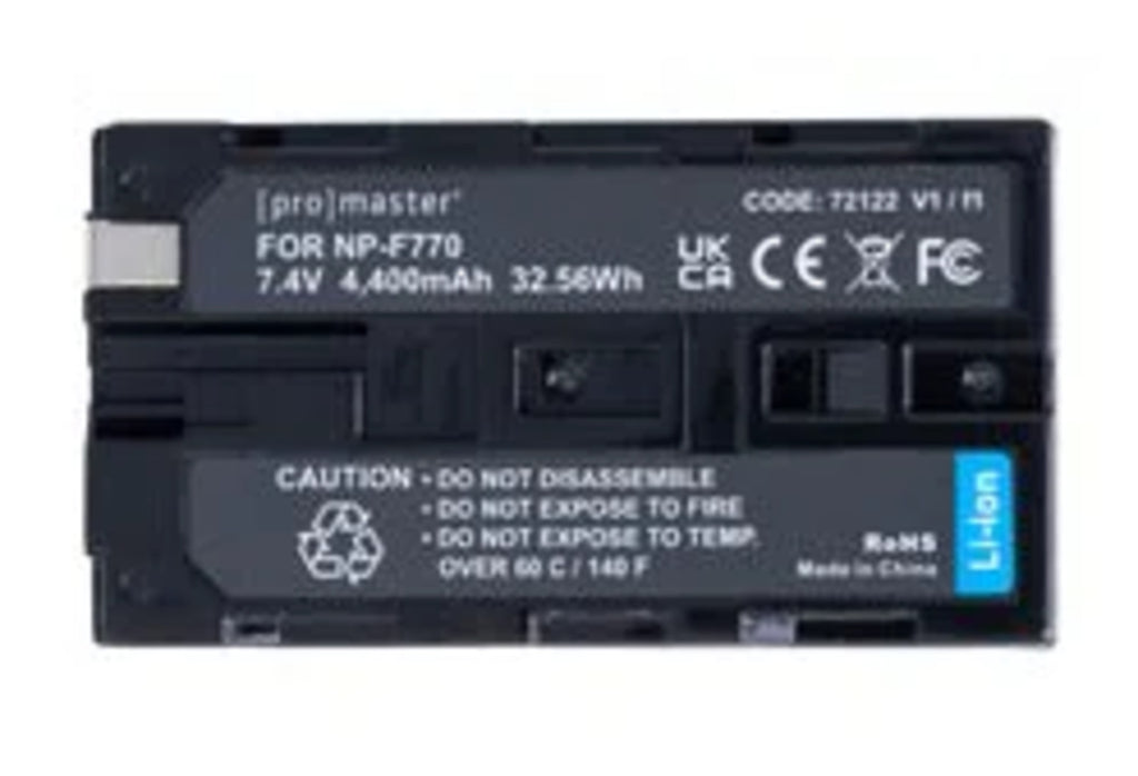 Promaster Li-ion Battery for Sony NP-F770 with USB-C Charging
