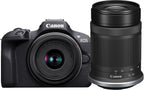 Canon EOS R100 Mirrorless Camera with 18-45mm f/4.5-6.3 and 55-210mm f/5-7.1 Lenses