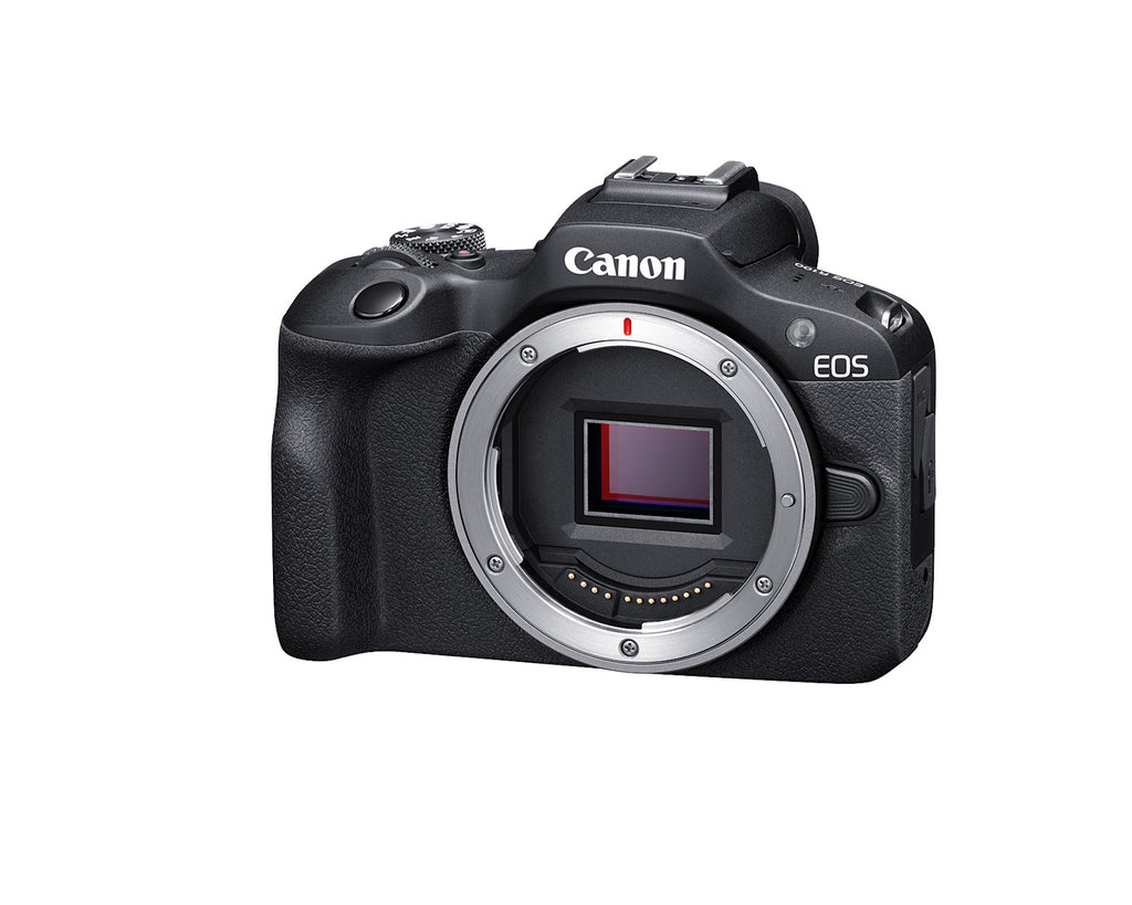 Canon EOS R100 Mirrorless Camera with 18-45mm f/4.5-6.3 and 75-300mm f/4-5.6 Lenses