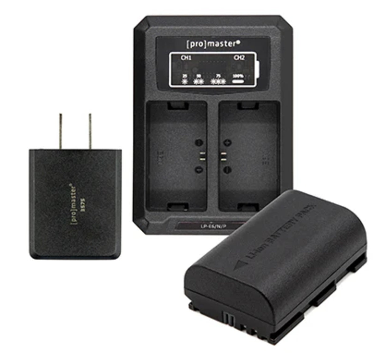 Promaster Battery & Charger Kit for Canon LP-E6P