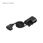 SmallRig D-Tap to LP-E6P Attachable Self-Coiling Dummy Power Cable 6413 Battery