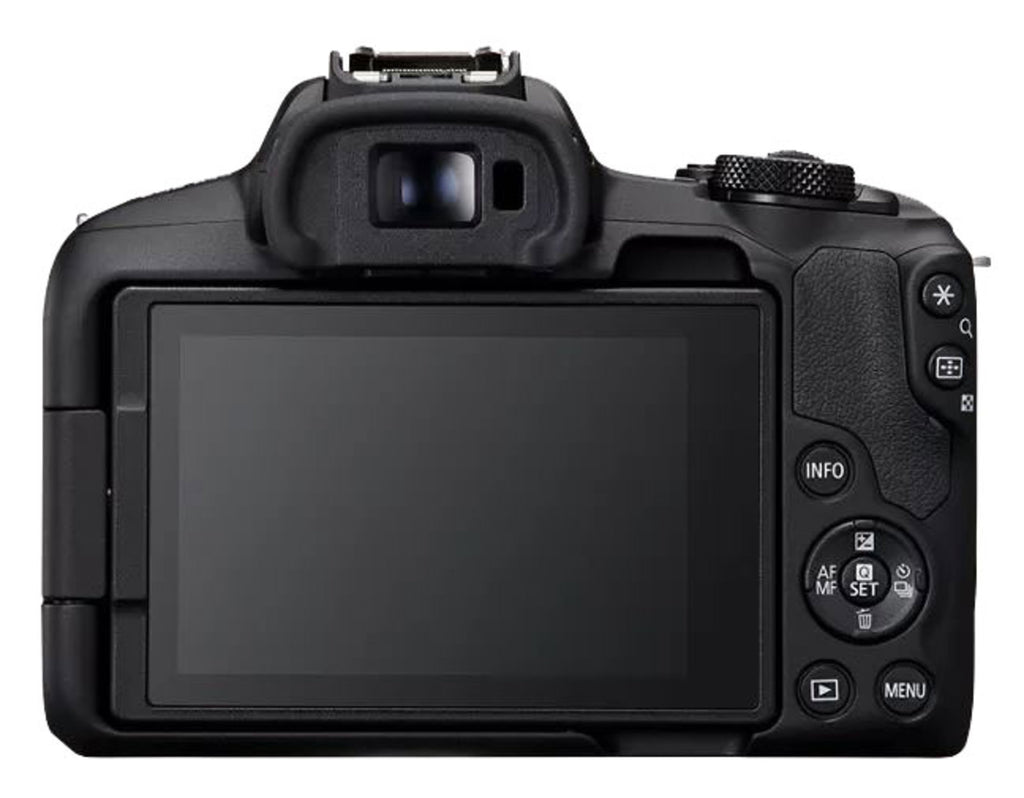 Canon EOS R50 Mirrorless Camera with 18-45mm f/4.5-6.3 and 55-210mm f/5-7.1 Lenses (Black)