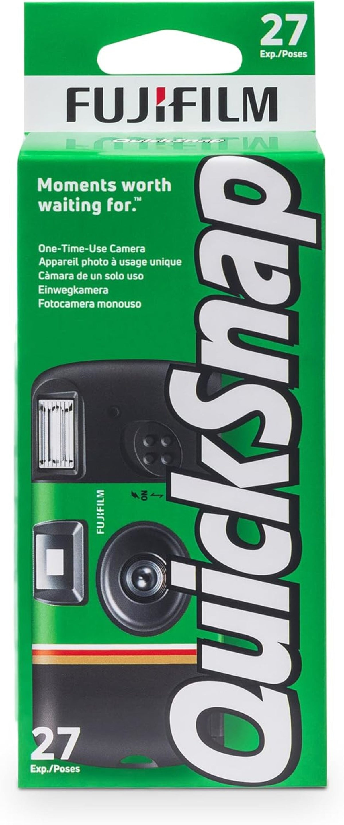 Fujifilm QuickSnap Flash 35mm Single-Use Camera (27 Exposures)