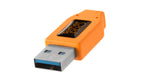 Tether Tools TetherPro Straight USB to USB-C 15' (Orange)