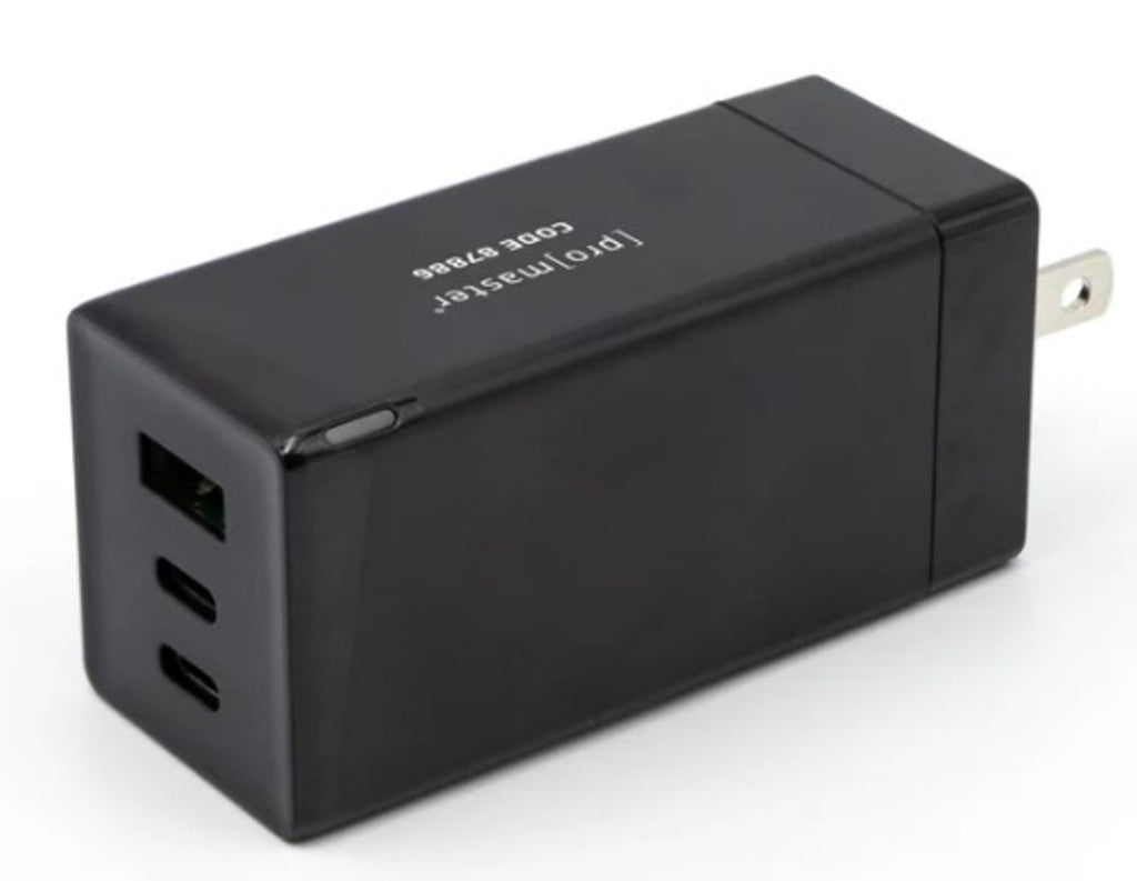 Promaster GaN USB Charger 3-Port 65 Watt