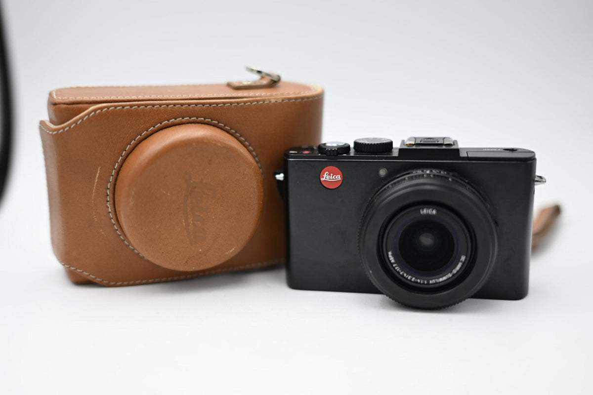Used Leica D-LUX 6 Black Compact Digital Camera W/ Leica Leather Case