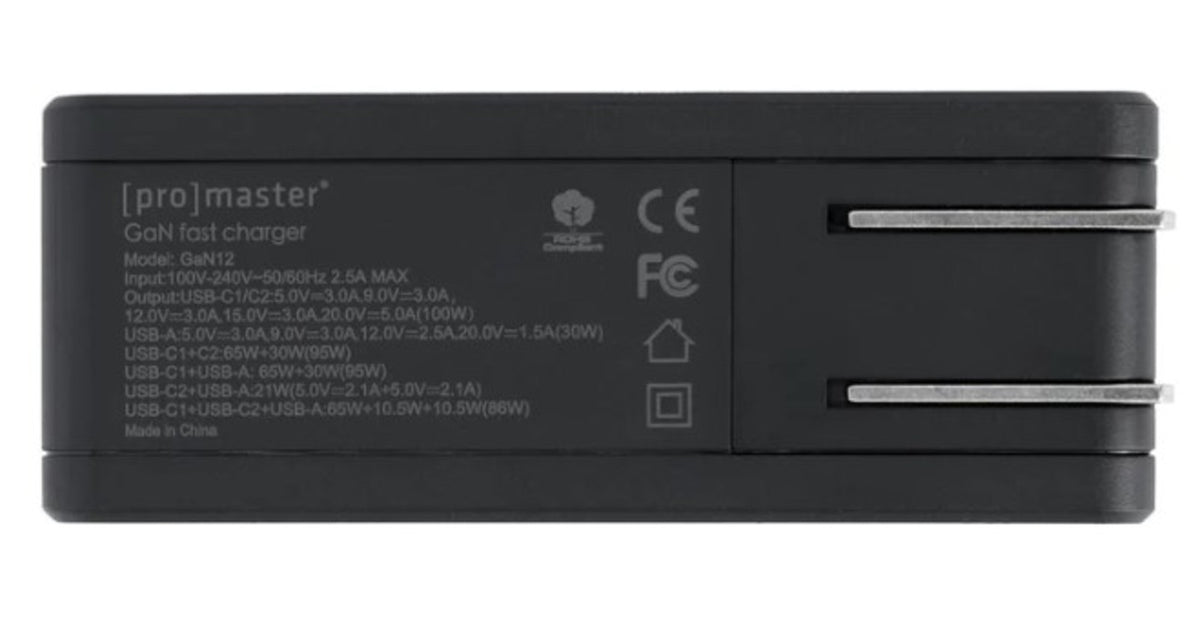 Promaster GaN USB Charger 3-Port 100 Watt