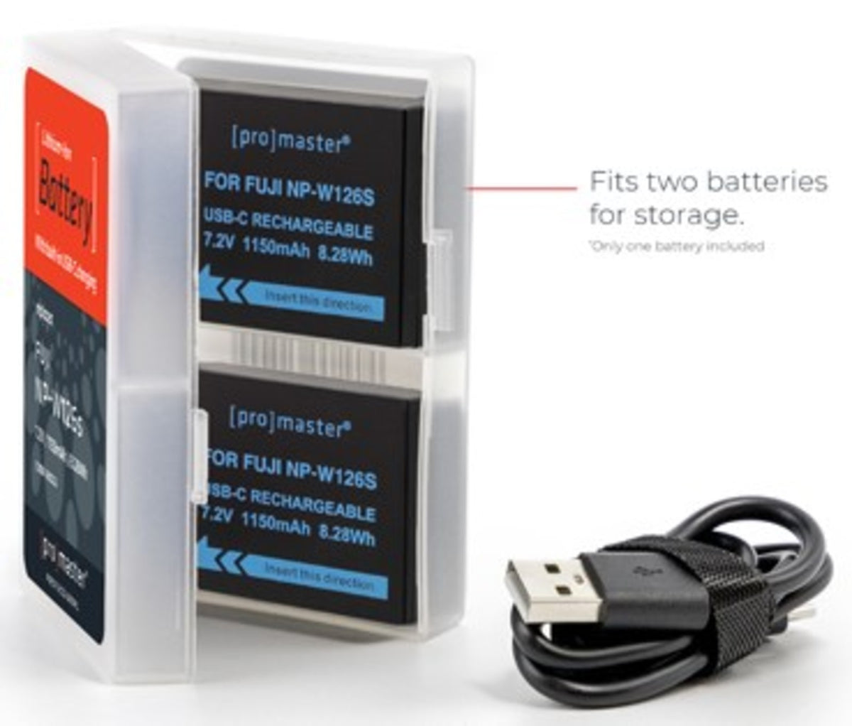 Promaster Li-ion Battery for Fujifilm NP-W126s with USB-C Charging