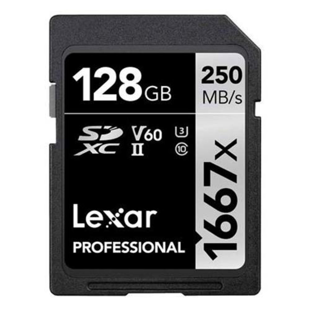 Lexar 128GB Professional 1667x UHS-II SDXC Memory Card