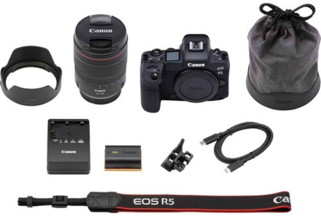 Canon EOS R5 Mirrorless Camera with 24-105mm f/4 Lens
