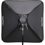 Godox S2 Speedlite Bracket with Softbox, Grid & Carrying Bag Kit (23.6 x 23.6")