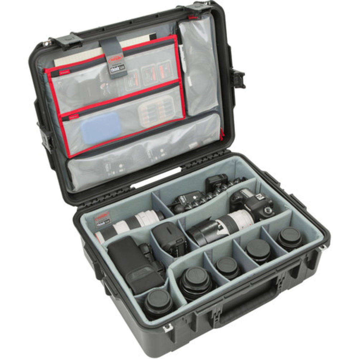 SKB iSeries 2217-8 Case with Padded Dividers & Lid Organizer