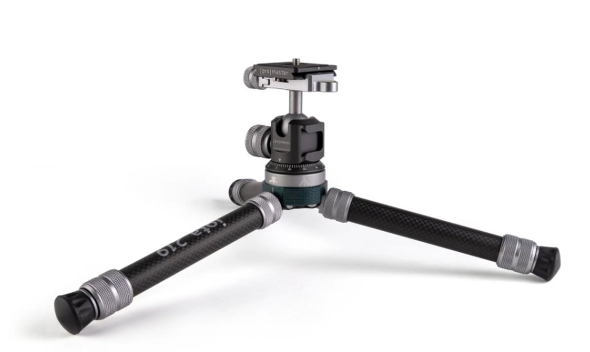 Promaster iota 219 Ultralightweight Tabletop Tripod Kit - Carbon Fiber