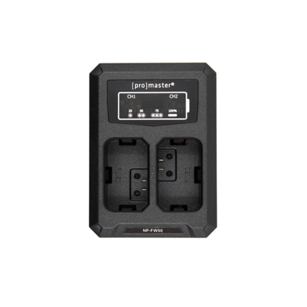 Promaster Dually Charger - USB-A for Sony NP-FW50