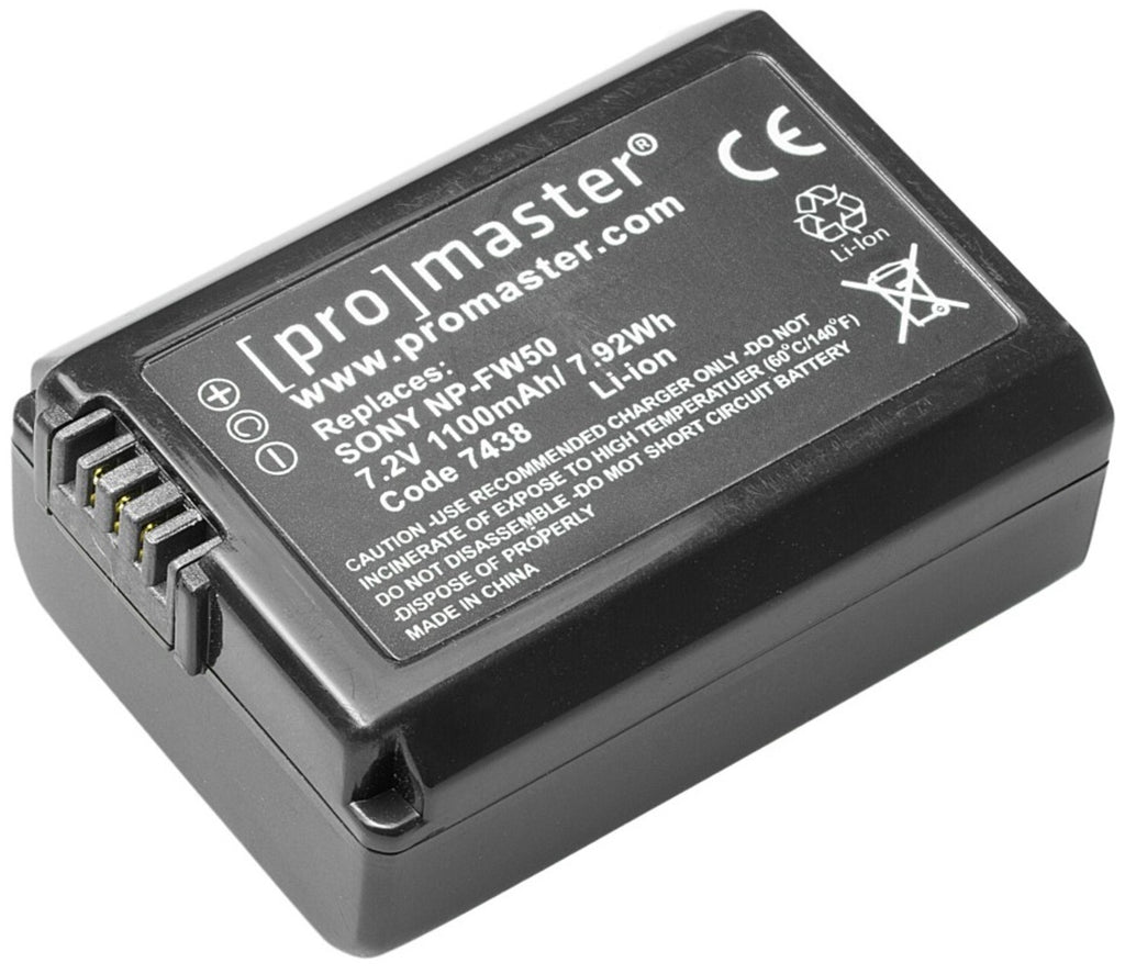 Promaster NP-FW50 Battery for Sony