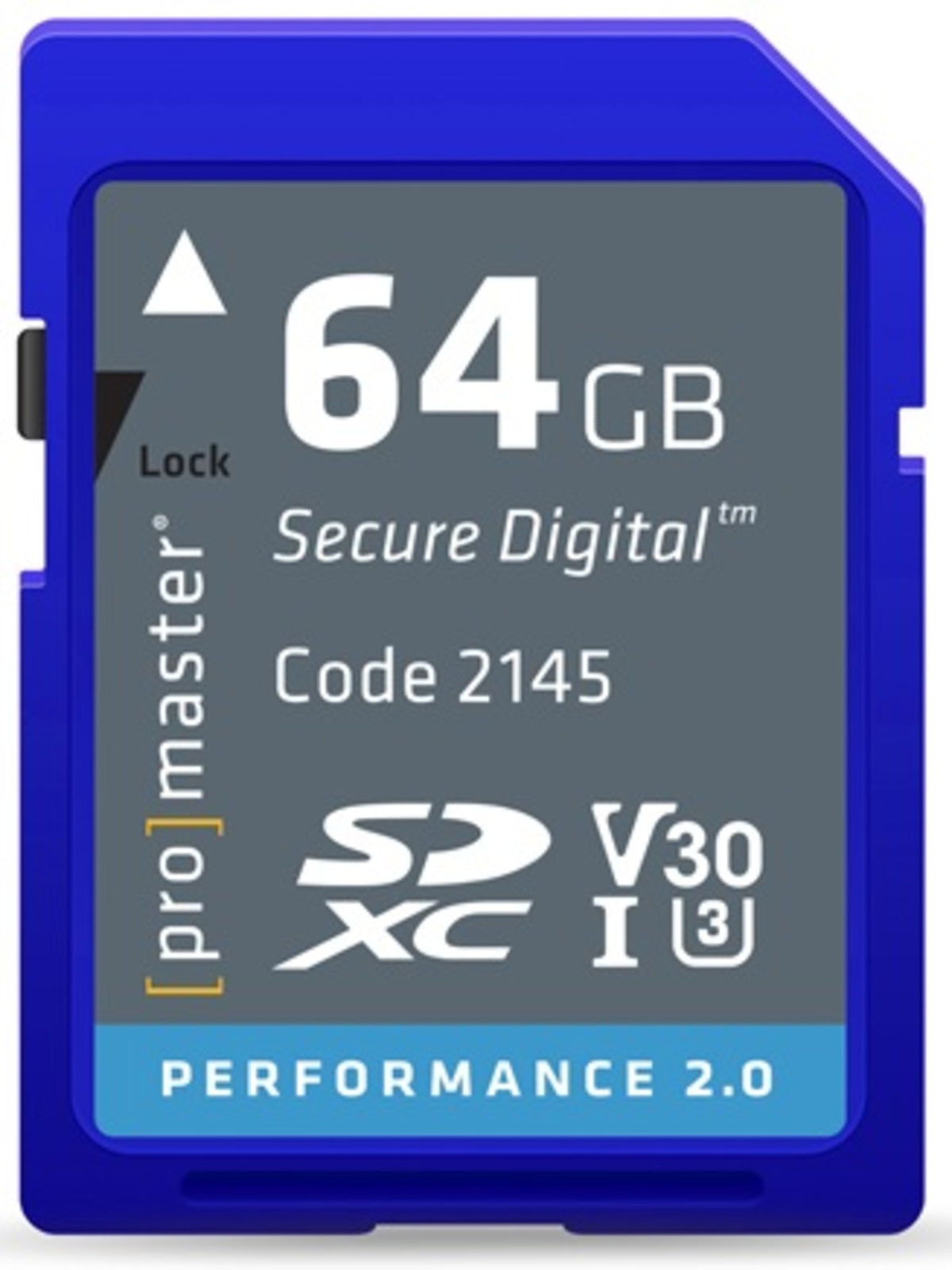 Promaster SDXC 64GB Performance 2.0 UHS-I Memory Card