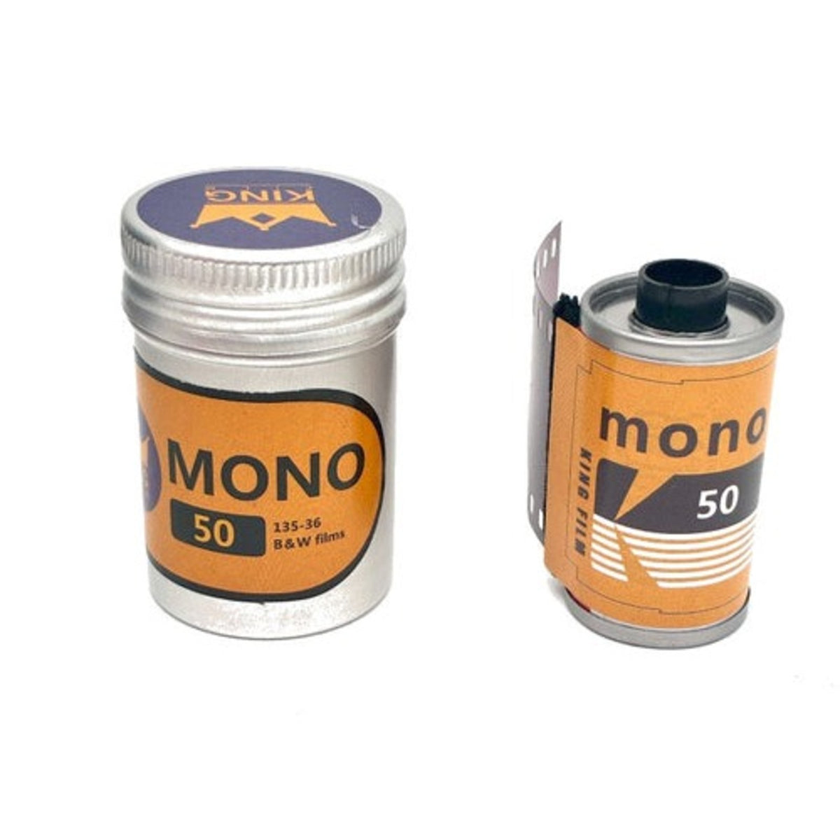 King Mono 50 35mm Black & White Film (36 Exposures)