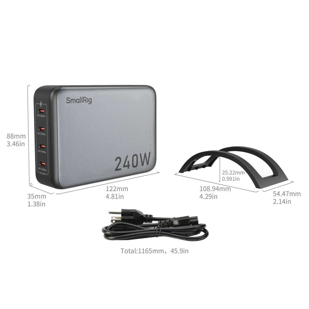 Small Rig SmallRig 240w 4-port PD power adapter