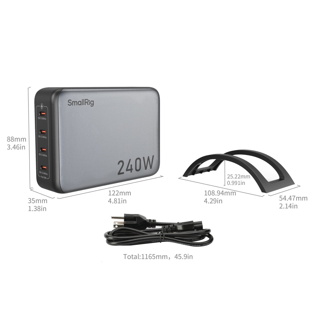Small Rig SmallRig 240w 4-port PD power adapter