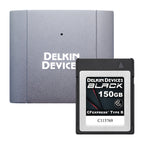 Delkin Devices 150GB Black CF Express Type B Memory Card + USB 3.2 Reader Bundle