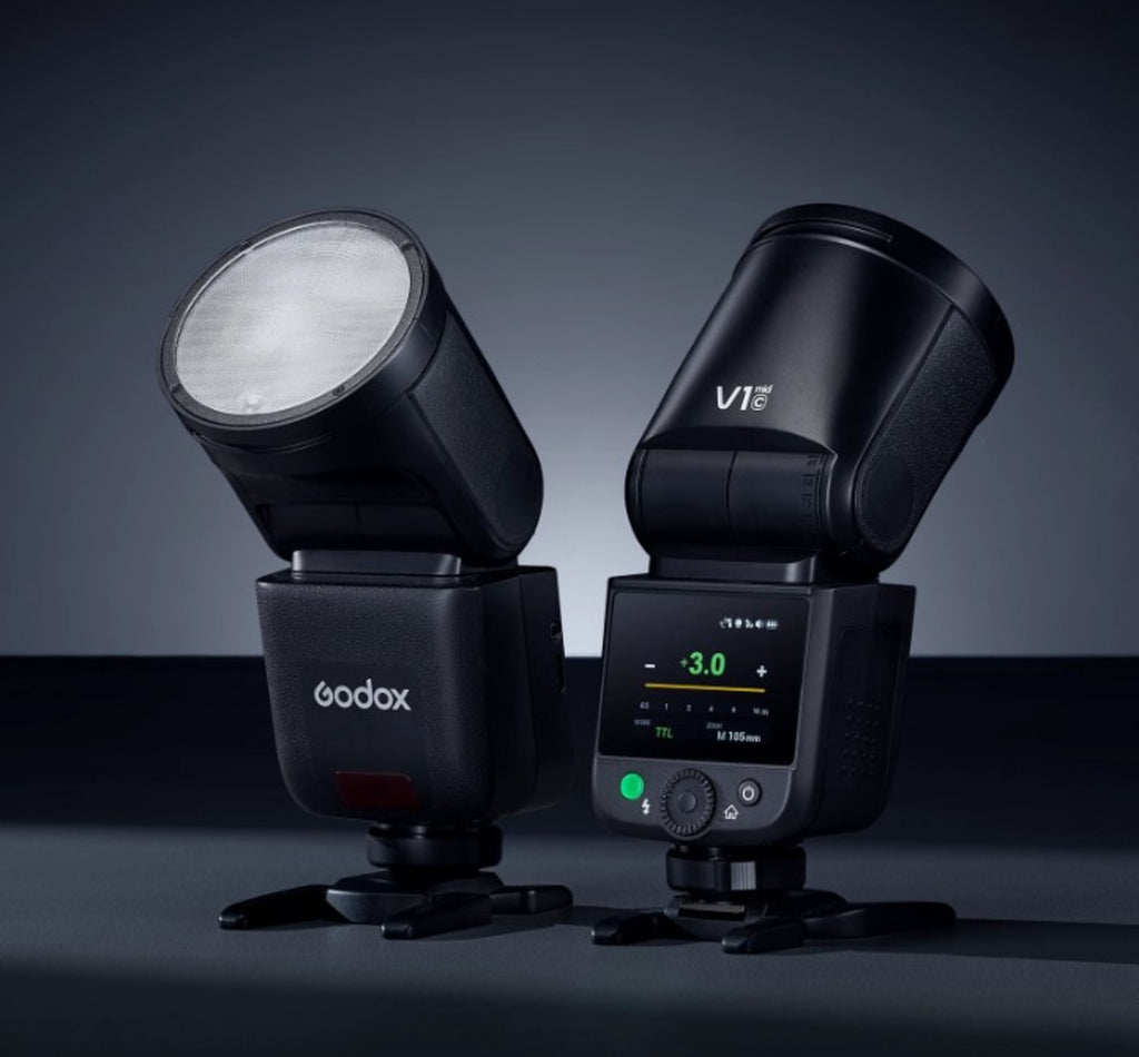 Godox V1 Mid TTL Li-Ion Round Head Camera Flash for Nikon