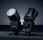 Godox V1 Mid TTL Li-Ion Round Head Camera Flash for Nikon