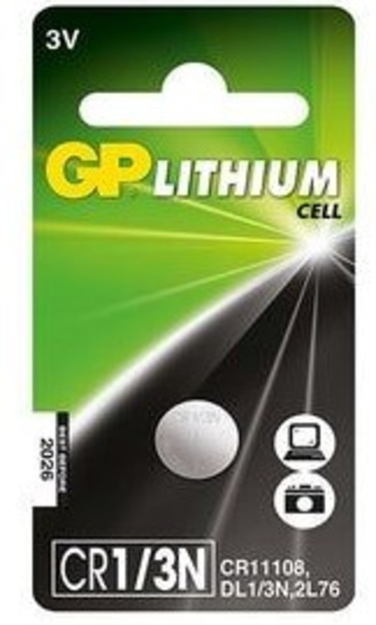 Gp Lithium cell CR1/3N