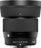 Sigma 56mm f/1.4 DC DN Contemporary Lens for Sony E