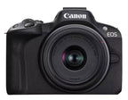 Canon EOS R50 Mirrorless Camera with 18-45mm f/4.5-6.3 Lens (Black)