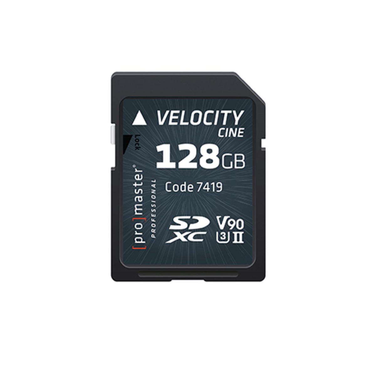 Promaster SDXC 128GB Velocity CINE UHS-II V90 Memory Card