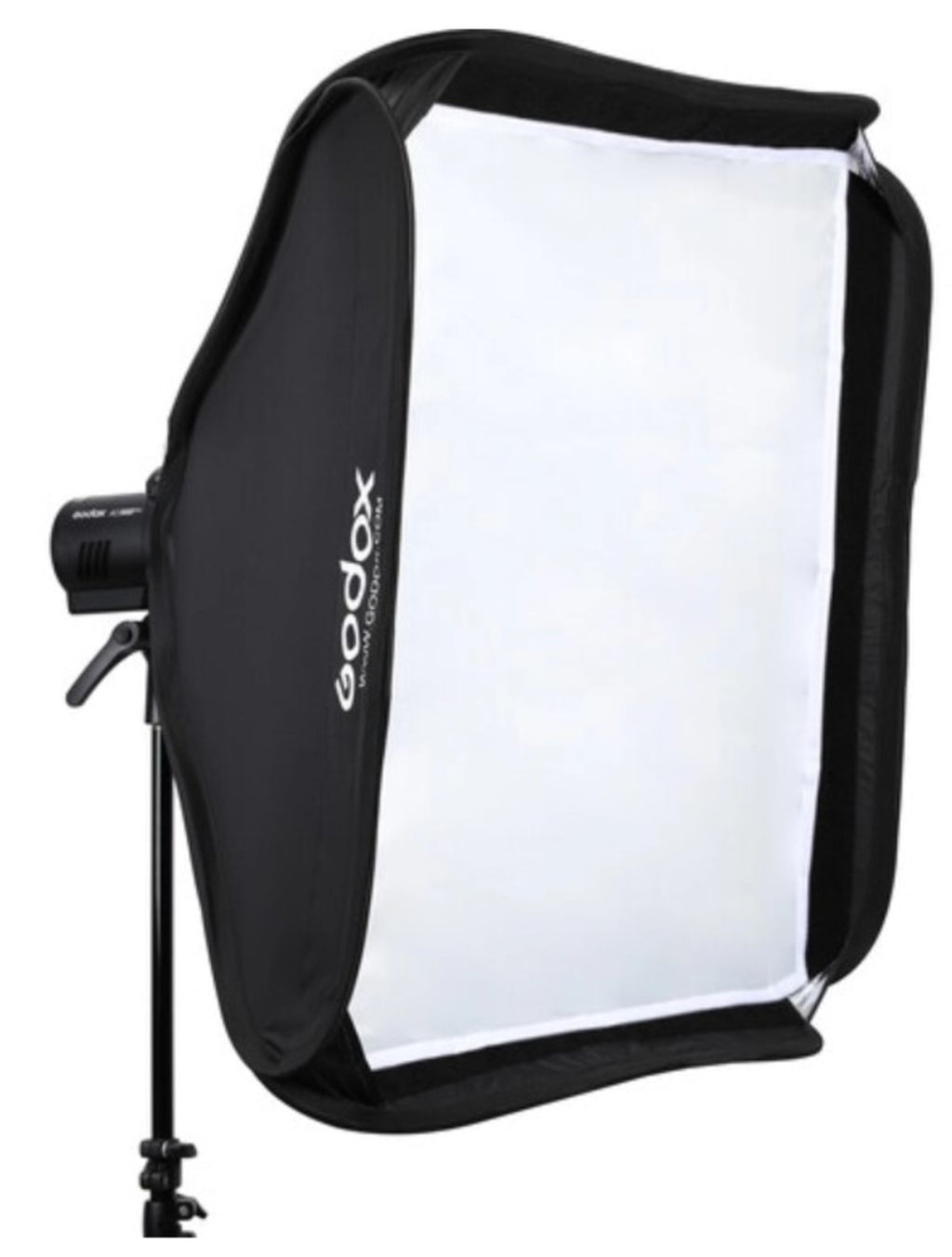 Godox S2 Speedlite Bracket with Softbox, Grid & Carrying Bag Kit (31.5 x 31.5")