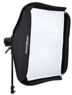 Godox S2 Speedlite Bracket with Softbox, Grid & Carrying Bag Kit (31.5 x 31.5")