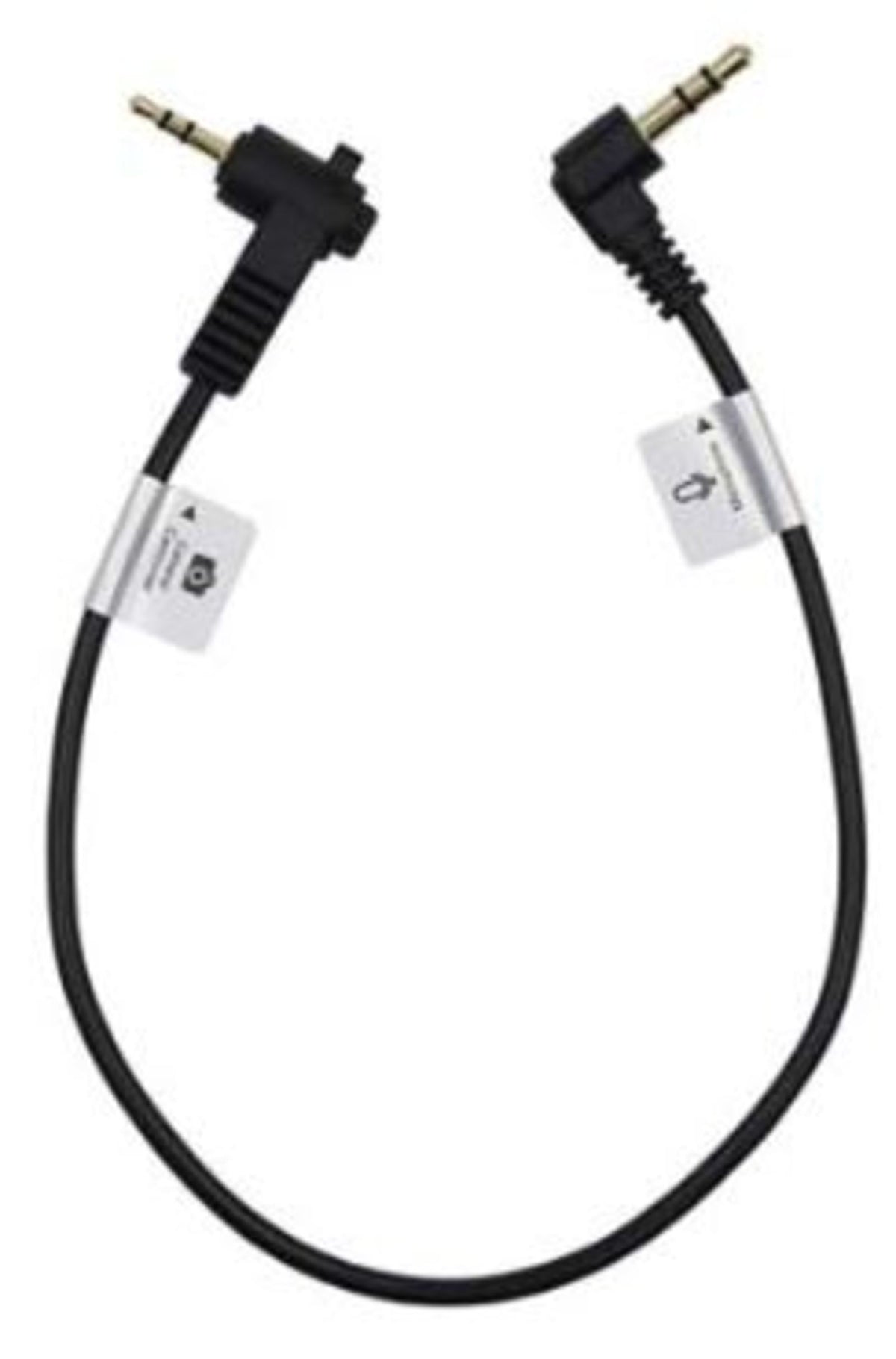 Promaster Audio Cable 2.5mm TRS male right angle - 3.5mm TRS male right angle - 1' straight