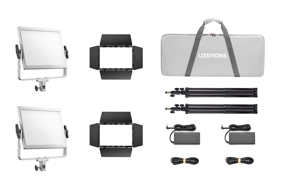 Godox Litemons LP1200Bi Bi-Color LED Panel 2-Light Kit