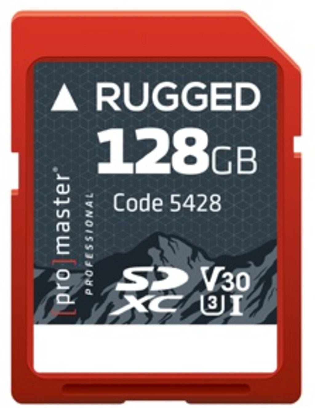 Promaster SDXC 128GB Rugged™ UHS-I V30 Memory Card
