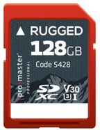 Promaster SDXC 128GB Rugged™ UHS-I V30 Memory Card